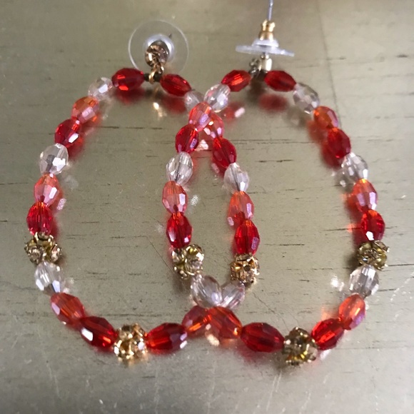 Jewelry - PERFECT FOR HOLIDAYS-BRAND NEW  HOOP EARRINGS!